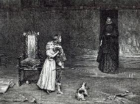 The Appearance of the Countess of Derby in the Golden room, scene from Scott''s ''Peveril of the Pea