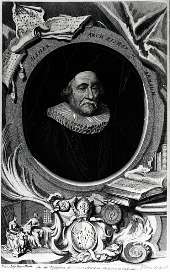 James Ussher; engraved by George Vertue from (after) Sir Peter Lely