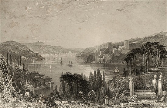 Boumeli Hissar, or the Castle of Europe from (after) Thomas Allom