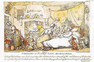 Miseries of Human Life: Introductory Dialogue, published R. Ackermann from (after) Thomas Rowlandson