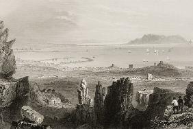 Dublin Bay from Kingstown Quarries, from ''Scenery and Antiquities of Ireland''