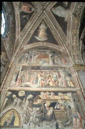 La Cappella della Sacra Cintola (The Chapel of the Sacred Girdle) detail depicting scenes from the L