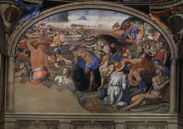 A.Bronzino / Journey through the Red Sea from Agnolo Bronzino