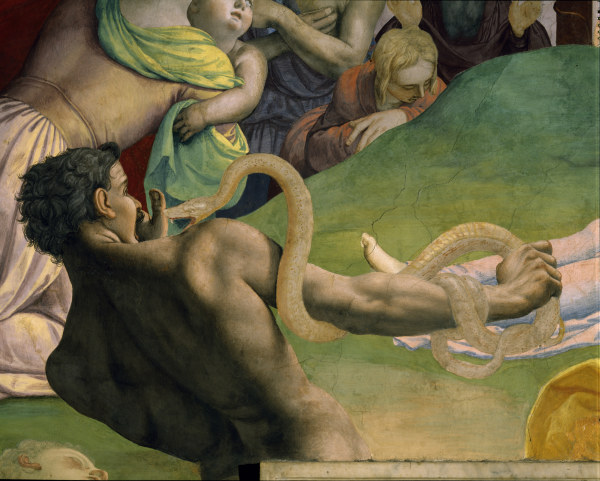A.Bronzino, Eherne Schlange, Ausschnitt from Agnolo Bronzino