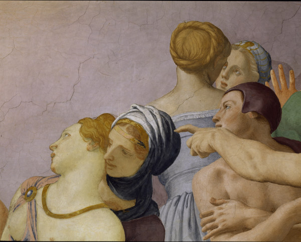 A.Bronzino, Eherne Schlange, Ausschnitt from Agnolo Bronzino