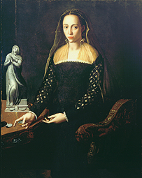 Portrait of a gentlewoman from Agnolo Bronzino