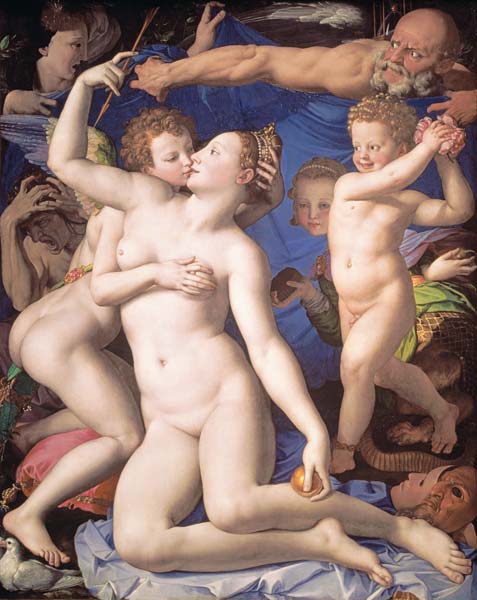 An Allegory with Venus and Cupid from Agnolo Bronzino