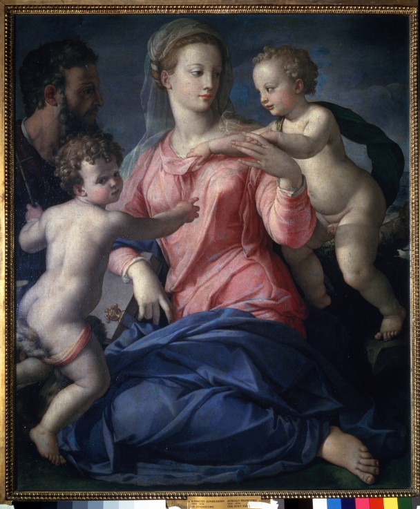 The Holy Family with the young John the Baptist from Agnolo Bronzino