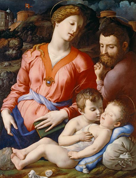 Holy Family & John / Bronzino / 1530 from Agnolo Bronzino