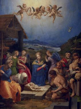 A.Bronzino, Adoration of the Shepherds