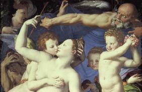 A.Bronzino, Allegory with Venus, section