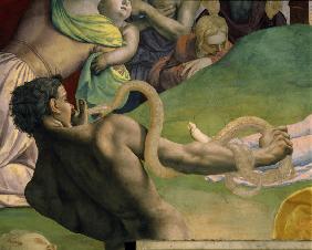 A.Bronzino, Eherne Schlange, Ausschnitt