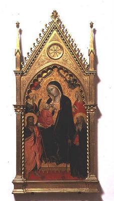 Madonna del Latte with Saints (tempera on panel)