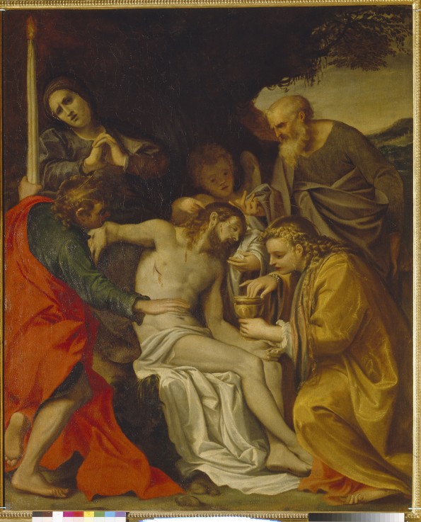 The Lamentation over Christ from Agostino Carracci