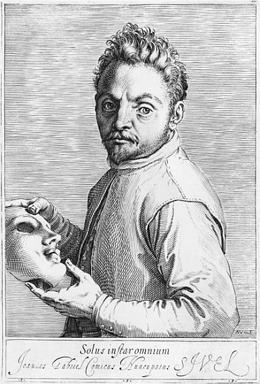 The Actor Jean Gabriel Swel from Agostino Carracci
