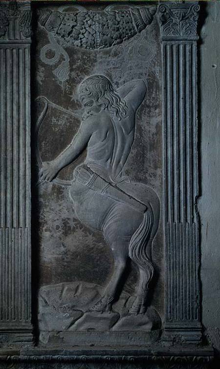 Sagittarius, relief from the Chapel of the Planets from Agostino  di Duccio