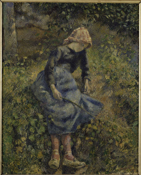 C.Pissarro, Jeune Fille a la Baguette from 