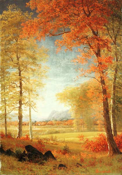 Autumn In America, Oneida County, New York from Albert Bierstadt