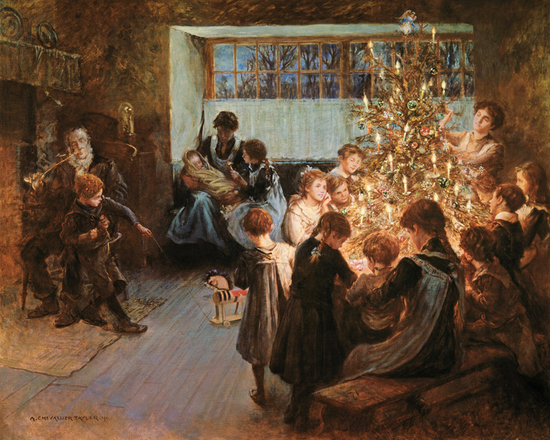 The Christmas Tree from Albert Chevallier Tayler