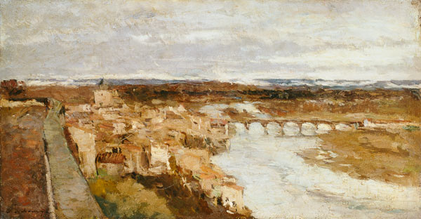 View of the Town of Pont-du-Chateau from Albert Lebourg