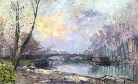 View of the Seine, Paris from Albert Lebourg