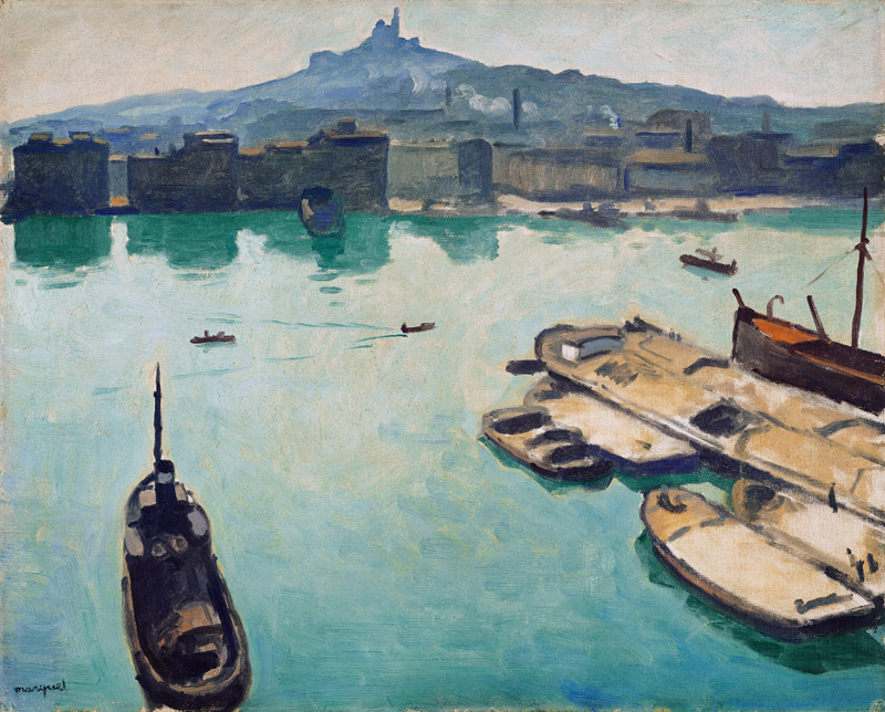 Hafen von Marseilles from Albert Marquet
