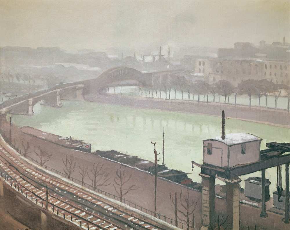 The River Seine at Grenelle from Albert Marquet