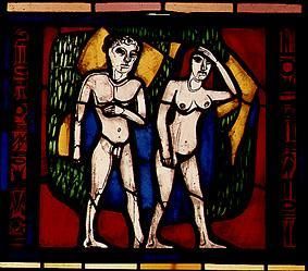 Adam and Eva. from Albert Müller