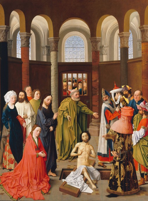 The Raising of Lazarus from Albert van Ouwater