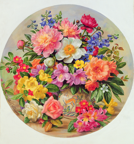A/405/C Garden Flowers of July from Albert  Williams