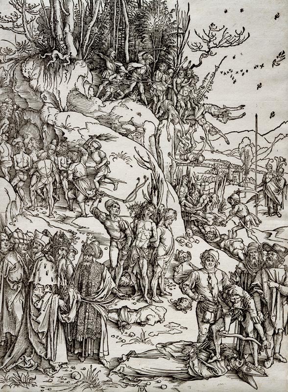 The Martyrdom of the Ten Thousand from Albrecht Dürer