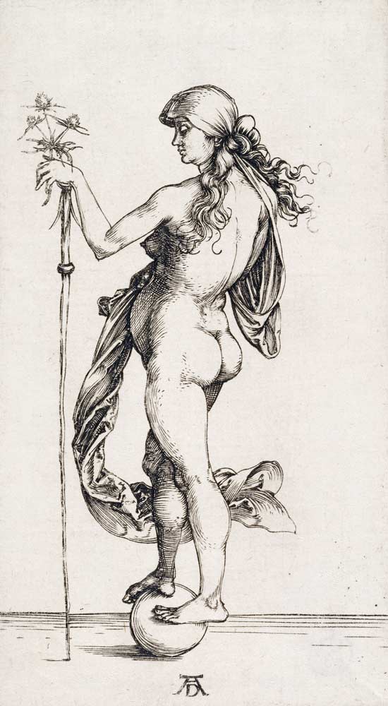 Duerer / Fortuna (Das kleine Glück) from Albrecht Dürer