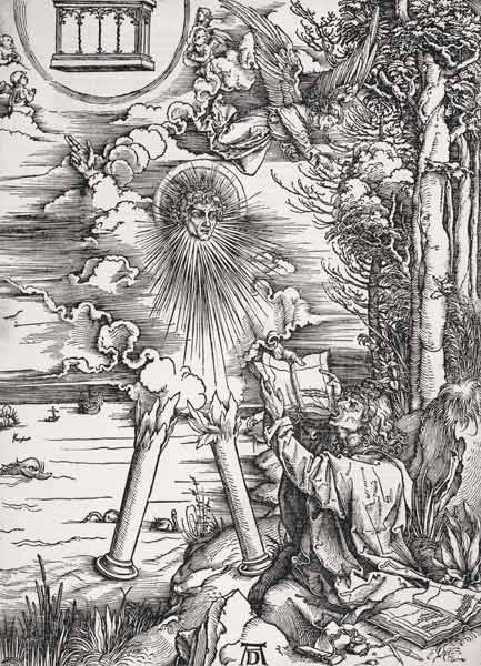 Johannes, das Buch verschlingend from Albrecht Dürer