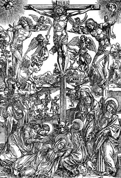 Large Crucifixion / Dürer / c.1496 from Albrecht Dürer