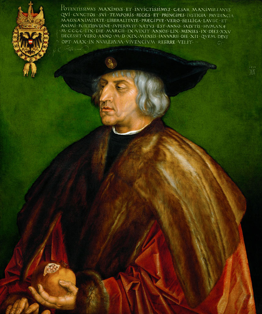Maximilian I , Portrait from Albrecht Dürer
