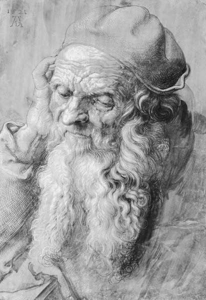 Portrait of a man, aged ninety-three from Albrecht Dürer