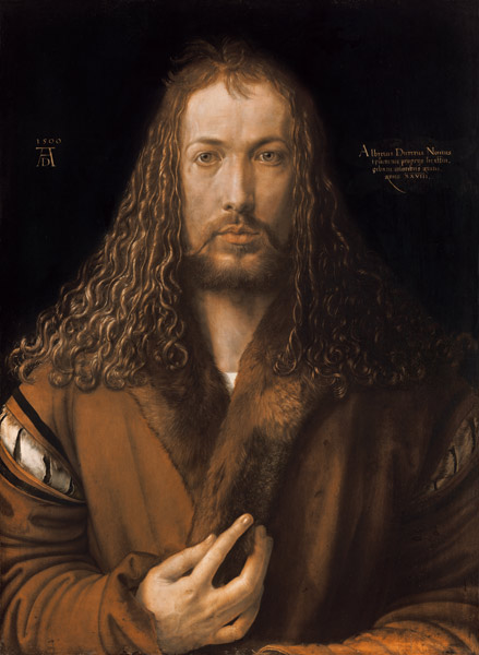 Self-portrait from Albrecht Dürer