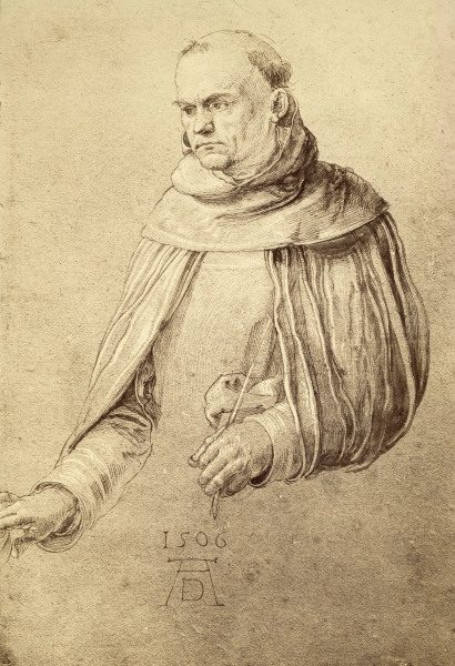 A.Dürer / St. Dominic, drawing from Albrecht Dürer