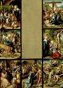 Altar sifting this one for pains Mariae seven panels from Albrecht Dürer