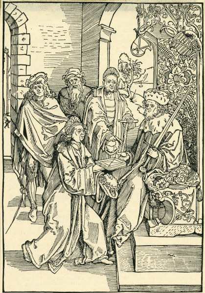 Celtis & Frederick the Wise of Saxony from Albrecht Dürer