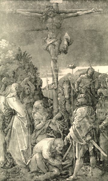 Christ on the Cross / Dürer / 1504 from Albrecht Dürer