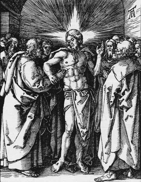 Doubting Thomas / Dürer / c.1510 from Albrecht Dürer