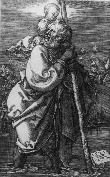 Dürer / St. Christopher from Albrecht Dürer