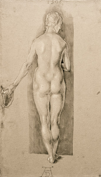 A.Dürer, Female Nude fr.Behind / 1506 from Albrecht Dürer
