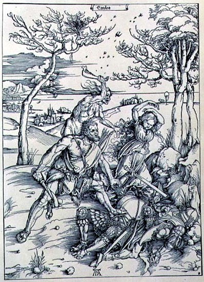 Hercules Killing the Molionides, c.1496/98 from Albrecht Dürer