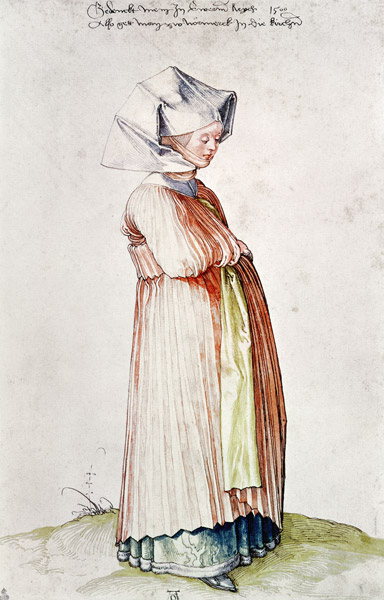 A.Dürer,Nuremberg Woman Dressed f.Church from Albrecht Dürer