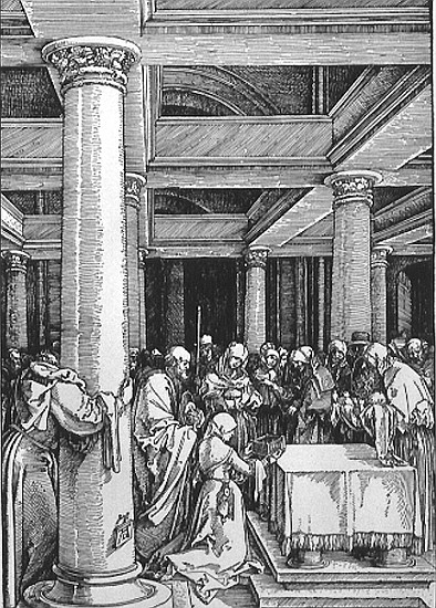 The Presentation in the Temple, c.1503/4 from Albrecht Dürer