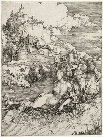 The Sea Monster, The Abduction of Amymone from Albrecht Dürer