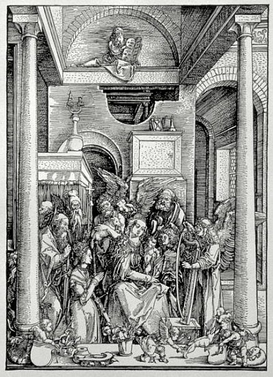 The Virgin and Child with Saints from Albrecht Dürer