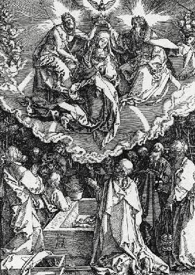 Dürer / Mary s Assumption / Woodcut
